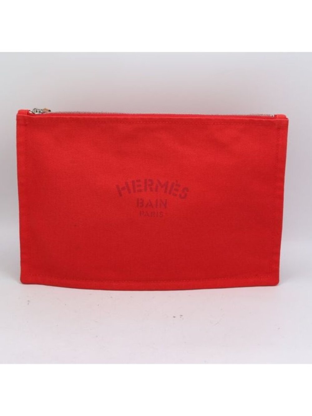Hermes Yachting Flat Pouch Red Color Case